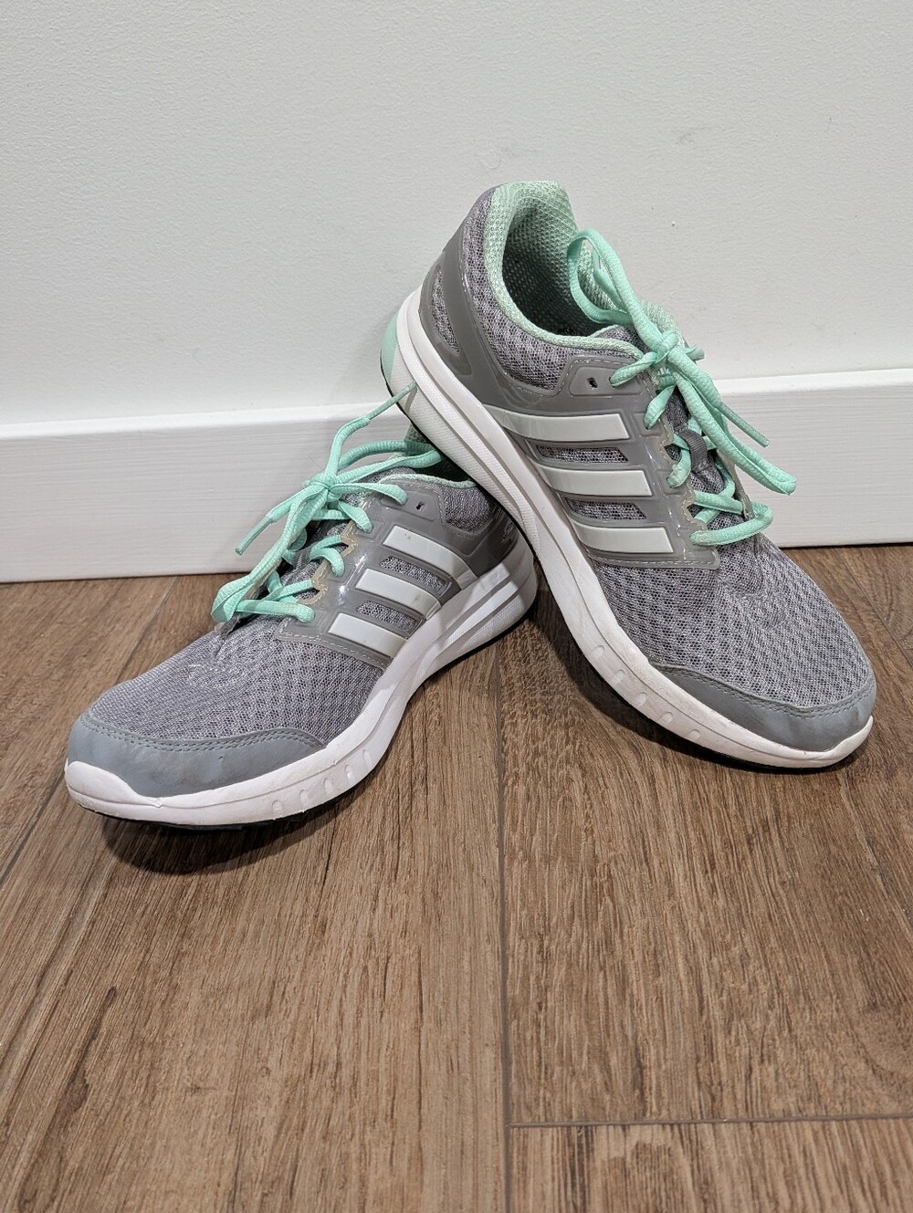 Adidas Women's Galaxy Elite Running Shoe Grey/Frost Green